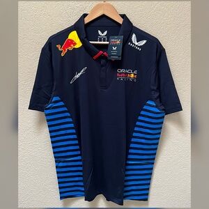Red Bull Racing Sergio 'Checo' Perez #11 Castore 2024 Team Polo Men's Size-2XL